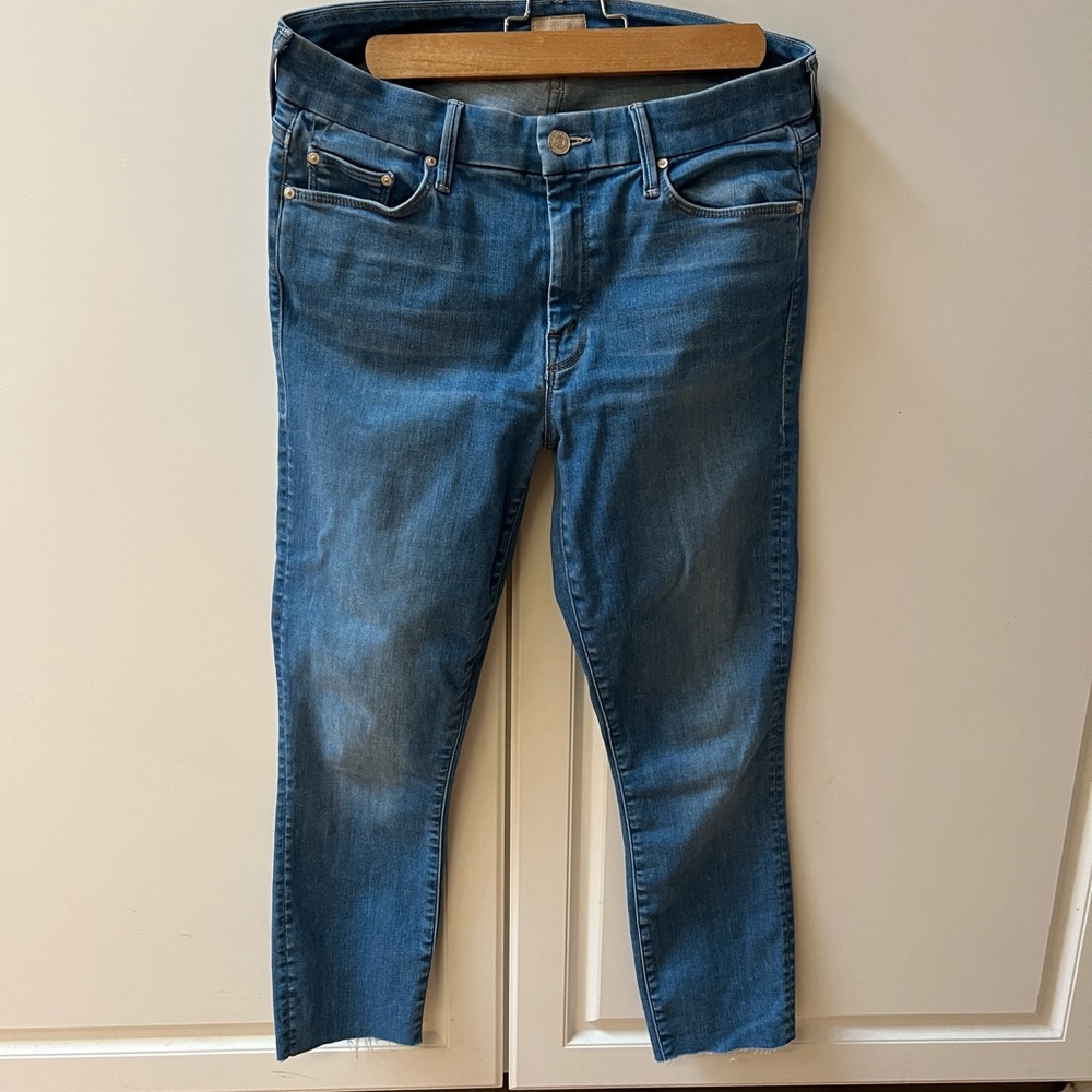 Mother Denim "The Looker" crop jeans